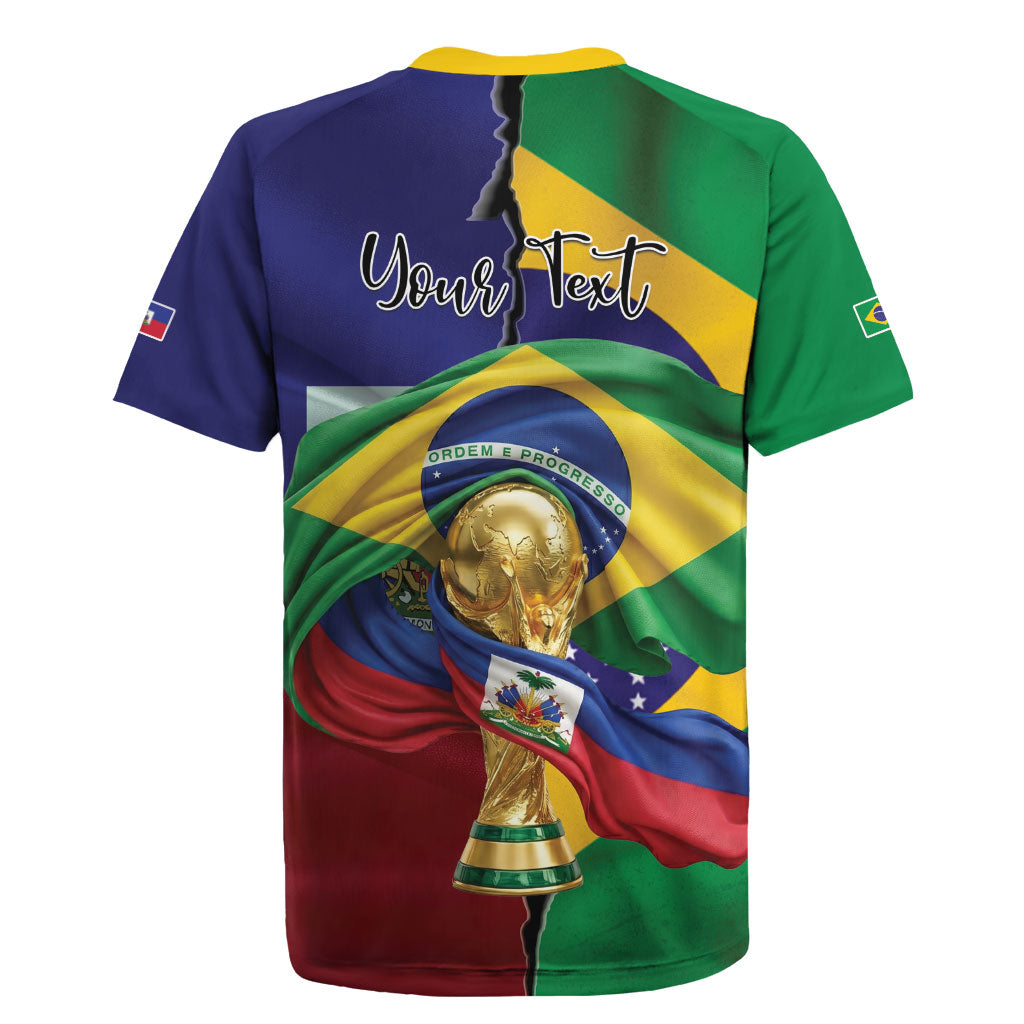 Personalized Brazil Haiti 2026 World Football Rugby Jersey Come On Boys