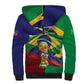 Personalized Brazil Haiti 2026 World Football Sherpa Hoodie Come On Boys