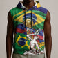 Personalized Brazil Haiti 2026 World Football Sleeveless Hoodie Come On Boys