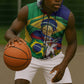 Personalized Brazil Haiti 2026 World Football Sleeveless Zip Hoodie Come On Boys