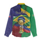Personalized Brazil Haiti 2026 World Football Women Casual Shirt Come On Boys
