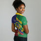 Personalized Brazil Haiti 2026 World Football Women Polo Shirt Come On Boys