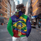 Personalized Brazil Haiti 2026 World Football Zip Hoodie Come On Boys
