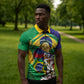 Personalized Brazil Haiti 2026 World Football Zipper Polo Shirt Come On Boys