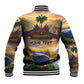 Personalized Brazil Haiti Baseball Jacket Heritage Landscape