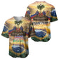 Personalized Brazil Haiti Baseball Jersey Heritage Landscape