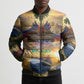 Personalized Brazil Haiti Bomber Puffer Jacket Heritage Landscape