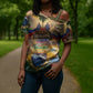 Personalized Brazil Haiti Cross Shoulder Shirt Heritage Landscape