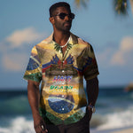 Personalized Brazil Haiti Hawaiian Shirt Heritage Landscape