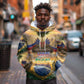 Personalized Brazil Haiti Hoodie Heritage Landscape