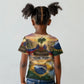 Personalized Brazil Haiti Kid T shirt Heritage Landscape