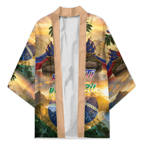 Personalized Brazil Haiti Kimono Heritage Landscape