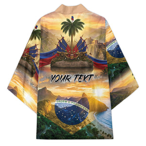 Personalized Brazil Haiti Kimono Heritage Landscape