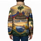 Personalized Brazil Haiti Padded Jacket Heritage Landscape