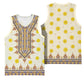 Enkutatash Dashiki Adey Abeba Pattern Basketball Jersey - African Pride
