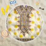 Enkutatash Dashiki Adey Abeba Pattern Beach Blanket