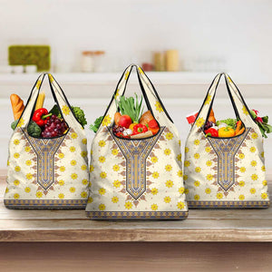 Enkutatash Dashiki Adey Abeba Pattern Grocery Bag