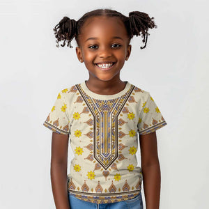 Enkutatash Dashiki Adey Abeba Pattern Kid T shirt