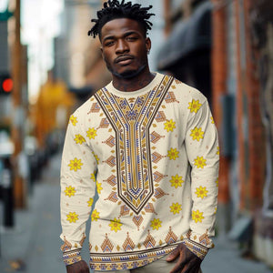 Enkutatash Dashiki Adey Abeba Pattern Long Sleeve Shirt LT01
