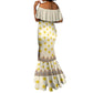 Enkutatash Dashiki Adey Abeba Pattern Mermaid Dress