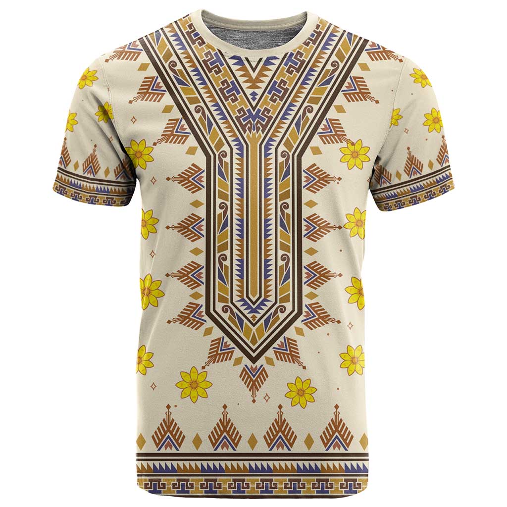 Enkutatash Dashiki Adey Abeba Pattern T shirt