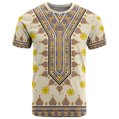 Enkutatash Dashiki Adey Abeba Pattern T shirt