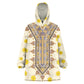 Enkutatash Dashiki Adey Abeba Pattern Wearable Blanket Hoodie