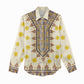 Enkutatash Dashiki Adey Abeba Pattern Women Casual Shirt LT01