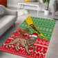 Ethiopia Christmas Area Rug - Melkam Gena with African Pattern