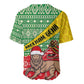 Ethiopia Christmas Baseball Jersey - Melkam Gena with African Pattern