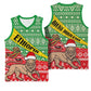 Ethiopia Christmas Basketball Jersey - Melkam Gena with African Pattern - African Pride
