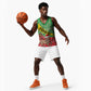 Ethiopia Christmas Basketball Jersey - Melkam Gena with African Pattern - African Pride