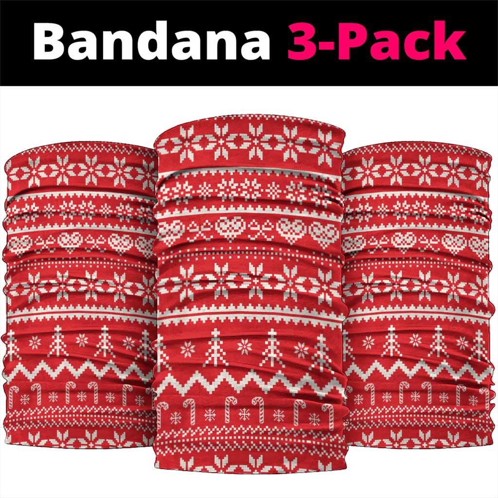 Ethiopia Christmas Neck Gaiter - Melkam Gena with African Pattern - African Pride