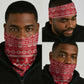 Ethiopia Christmas Neck Gaiter - Melkam Gena with African Pattern - African Pride