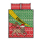 Ethiopia Christmas Quilt Bed Set - Melkam Gena with African Pattern