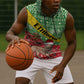Ethiopia Christmas Sleeveless Hoodie - Melkam Gena with African Pattern - African Pride