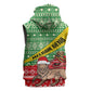 Ethiopia Christmas Sleeveless Zip Hoodie - Melkam Gena with African Pattern - African Pride