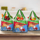 Eritrea Christmas Grocery Bag with Santa Claus and Dromedary Camel