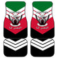 Sudan Independence Day Car Mats with Sudanese Secretary Bird