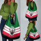 Sudan Independence Day Grocery Bag with Sudanese Secretary Bird