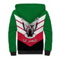Sudan Independence Day Sherpa Hoodie with Sudanese Secretary Bird