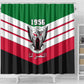 Sudan Independence Day Shower Curtain with Sudanese Secretary Bird