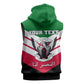 Sudan Independence Day Sleeveless Zip Hoodie with Sudanese Secretary Bird - African Pride