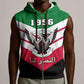Sudan Independence Day Sleeveless Zip Hoodie with Sudanese Secretary Bird - African Pride