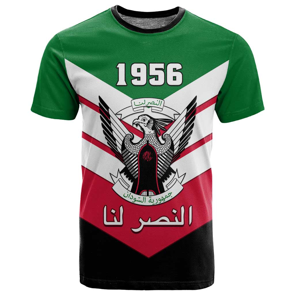 Sudan Independence Day T shirt with Sudanese Secretary Bird