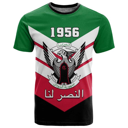 Sudan Independence Day T shirt with Sudanese Secretary Bird