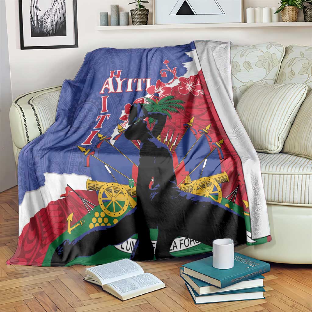 Personalised Afro Haiti Le Marron Inconnu Blanket Dashiki Mix ...