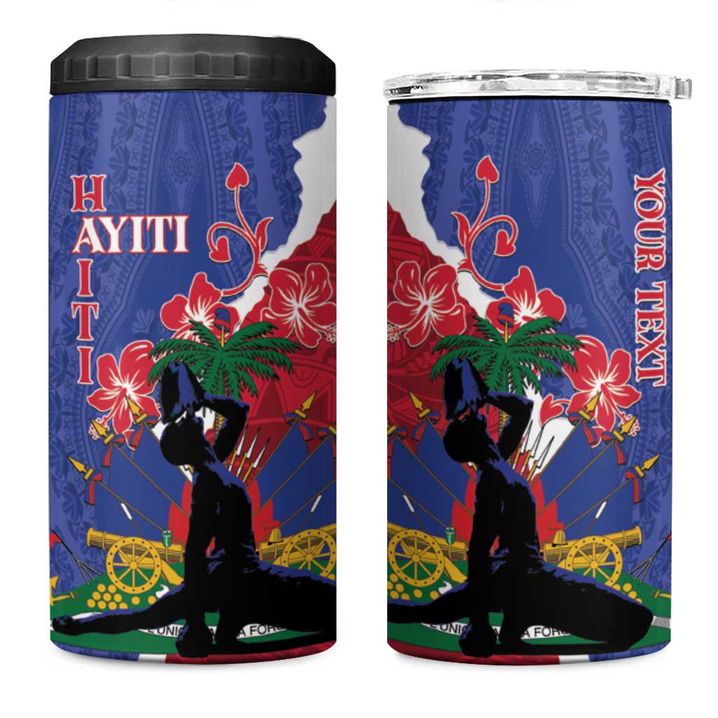 Personalised Afro Haiti Le Marron Inconnu 4 in 1 Can Cooler Tumbler ...