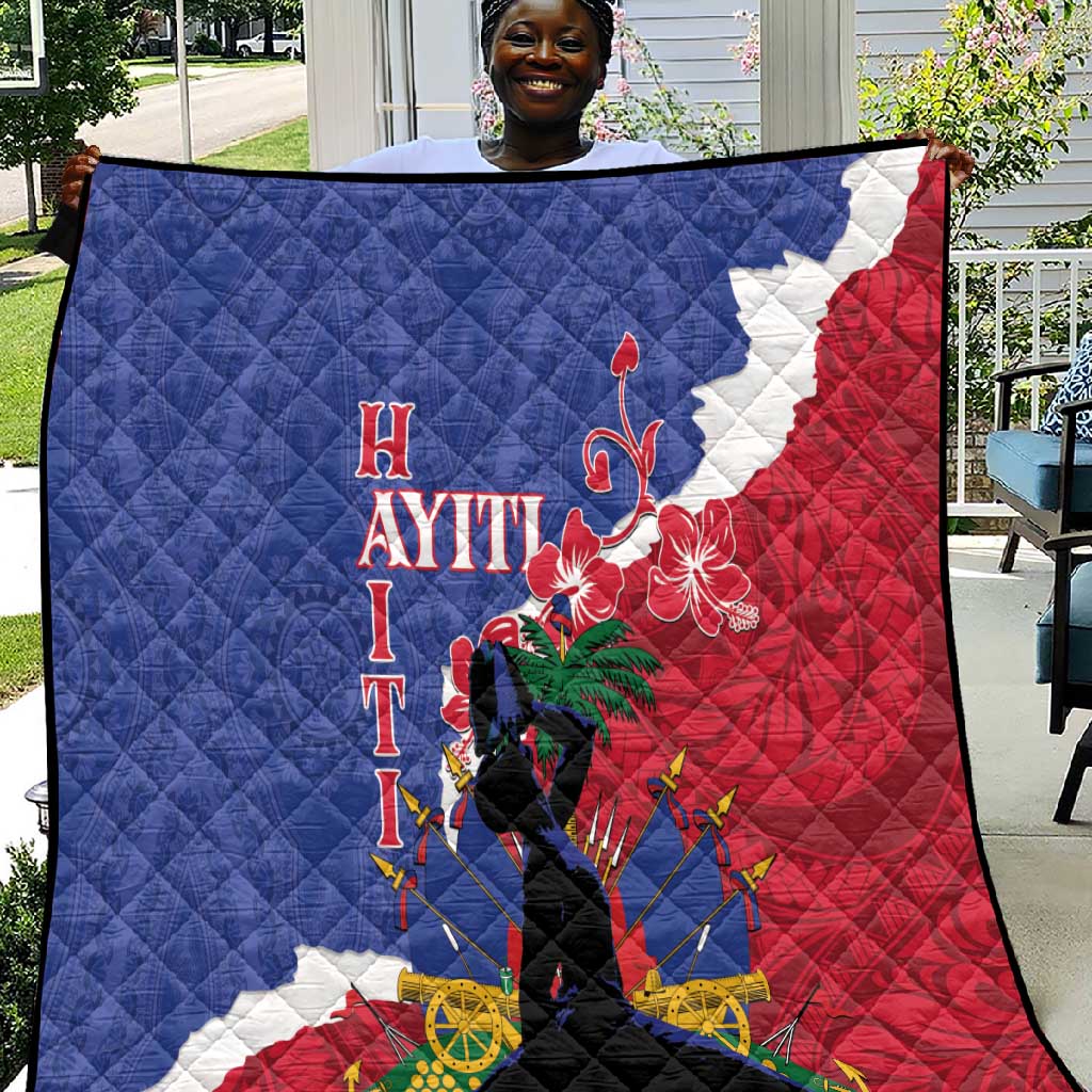 Personalised Afro Haiti Le Marron Inconnu Quilt Dashiki Mix Polynesian ...