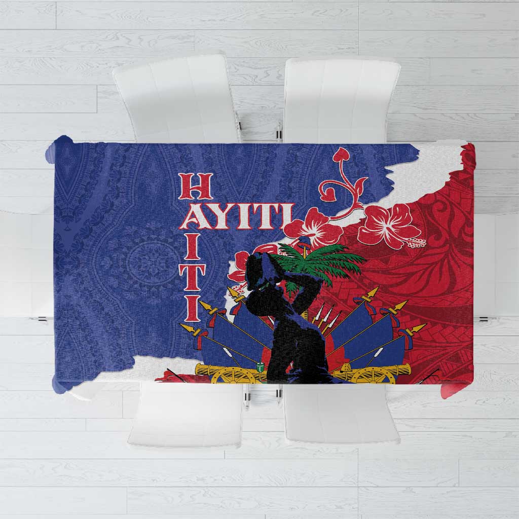 Personalised Afro Haiti Le Marron Inconnu Tablecloth Dashiki Mix ...